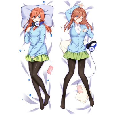 Anime The Quintessential Quintuplets Pillow Cover Nakano Miku Dakimakura Case 3D Double-Sided Bedding Hugging Body Pillowcase 1