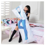 2022 Anime VTuber Nekomata Okayu Dakimakura 2WAY Hugging Body Pillow Case Cosplay Japanese Otaku Pillow Cushion Cover Xmas Gifts 5