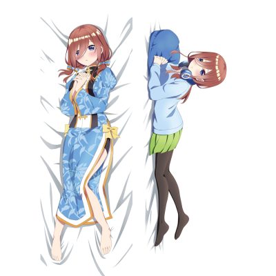 Anime The Quintessential Quintuplets Nakano Miku Dakimakura Cover Bedding Pillow Case Peachskin Otaku Hugging Body Pillowcase 1