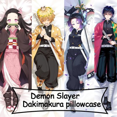Anime Demon Slayer Kamado Nezuko  Pillow Case Dakimakura  Kimetsu No Yaiba  Costume Body Throw Cushion Double-sided Pillowcase 1