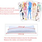 Anime Dakimakura  JoJos Bizarre Adventure Cosplay Props Kujo Jotaro Hugging Body Custom Made BL Male Pillow Case Cover 2