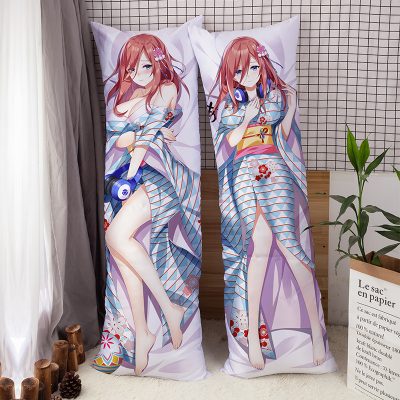 Japanese Anime The Quintessential Quintuplets Nakano Miku Dakimakura Body Pillow Case Fullbody Hugging Cushion Cover Gift 1
