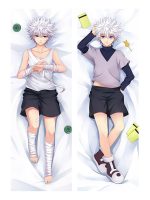 Anime Hunter X Hunter Killua Zoldyck Cosplay Hugging Body Pillow Cover Case 2- Side Printed Bedding Pillowcases Peachskin 2