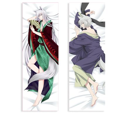 Anime Kamisama Pillow Case Tomoe Cosplay Est Cushion  Cover Hugging Body Peach Skin case fashion two side printed case 1
