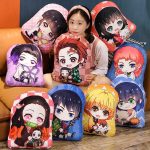 20CM Japanese Manga Devil's Blade Kimetsu no Yaiba Kamado Nezuko Stuffed Pillow Toy Doll Anime Demon Slayer Plush Pillow 3