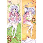 Anime Kobayashi-san Chi No Maid Dragon Pillow Case Dakimakura Pillow Cover Peach Skin Otaku Throw Bed Hugging Body Pillowcase 2