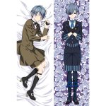 Japanese Anime Dakimakura Kuroshitsuji Black Butler Sebastian Ciel Hugging Body Pillowcase Pillow Cover Case Long Cushion Cover 3