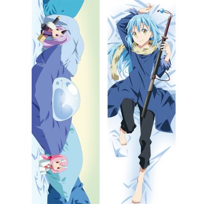 50x180cm Anime Rimuru Tempest Pillow Case Dakimakura Tensei shitara Slime Datta Ken Hugging Body Peacksin Throw Pillow Cover 1
