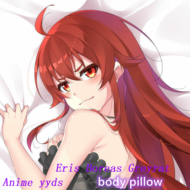 Dakimakura Anime Eris Boreas（Mushoku Tensei: Jobless Reincarnation） Body Pillow Double-sided Print Life-size Cover giving gift 4