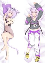 2022 Anime VTuber Nekomata Okayu Dakimakura 2WAY Hugging Body Pillow Case Cosplay Japanese Otaku Pillow Cushion Cover Xmas Gifts 6