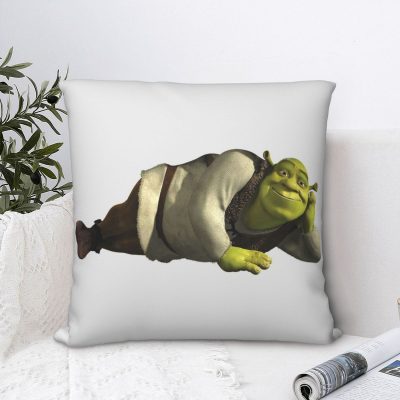 Come Into My Swamp Shrek Square Pillowcase Cushion Cover cute Zip Home Decorative Polyester Pillow Case for Room Simple 45*45cm 1