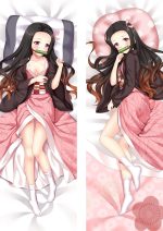 Anime Demon Slayer: Kimetsu no Yaiba Kamado Nezuko Cosplay Dakimakura Pillow Case Hugging Body Prop 2