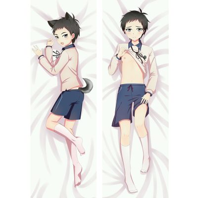 Anime Hunter x Hunter Cosplay Pillow Case Cool Male Dakimakura 2-Sided Bedding Hugging Body Pillowcase Cover Peachskin 1