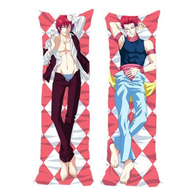 Anime Hunter x Hunter Hisoka Csai Cosplay Dakimakura Hugging Body Pillow Case Peachskin Throw Cushion Pillow Cover 1