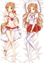 Sword Art Online Asuna Dakimakura Anime Two-Side Printed Hugging Body Long Pillow Cover Kawaii Otaku Waifu LOLI Pillowcase 4