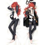 Game Genshin Impact Diluc Cosplay  Pillow Case Dakimakura Diluc Costume Male Otaku Hugging Body Throw Cushion Pillow Cover Case 1