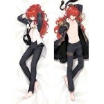 Game Genshin Impact Diluc Cosplay  Pillow Case Dakimakura Diluc Costume Male Otaku Hugging Body Throw Cushion Pillow Cover Case 2