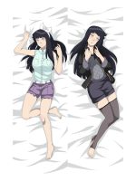 Hyuga Hinata Cosplay Dakimakura Japan Ninja Anime Pillowcase Kawaii Girl Hugging Body Otaku Pilow Waifu Backrest Bed Pillow 150 2