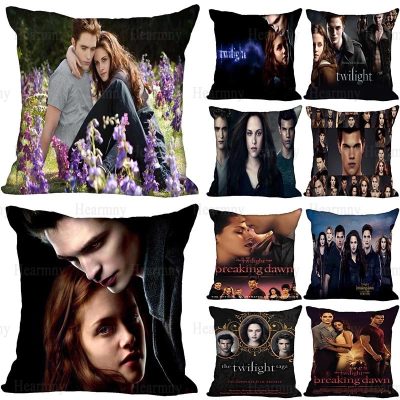 The Twilight Saga Breaking Dawn Pillowcase Bedroom Home Decorative Gift Pillow Cover Square Zipper Pillow Cases Satin Soft 1