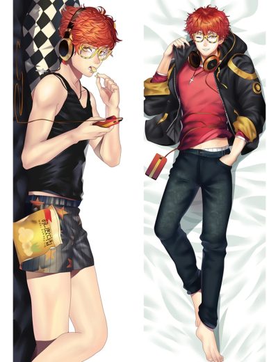 1627119883 halo 50 mystic messenger saeyoung luciel choi saeyoung choi defender of justice 707 anime dakimakura pillow cover 2