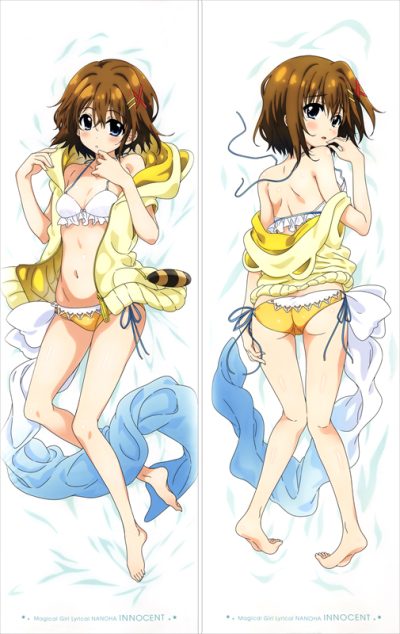 1627121152 NY287 Magical Girl Lyrical Nanoha Hayate Yagami Anime Dakimakura Pillow Cover