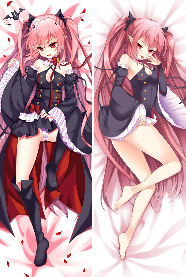 Seraph of the End Krul Tepes Anime Dakimakura Pillow Case - Custom Body  Pillow